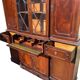 Victorian style mahogany secretary English library