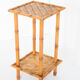 Vintage side table in cannage, France 1960