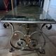 Old marble coffee table