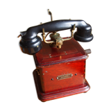 Ericsson antique telephone in wood and bakelite