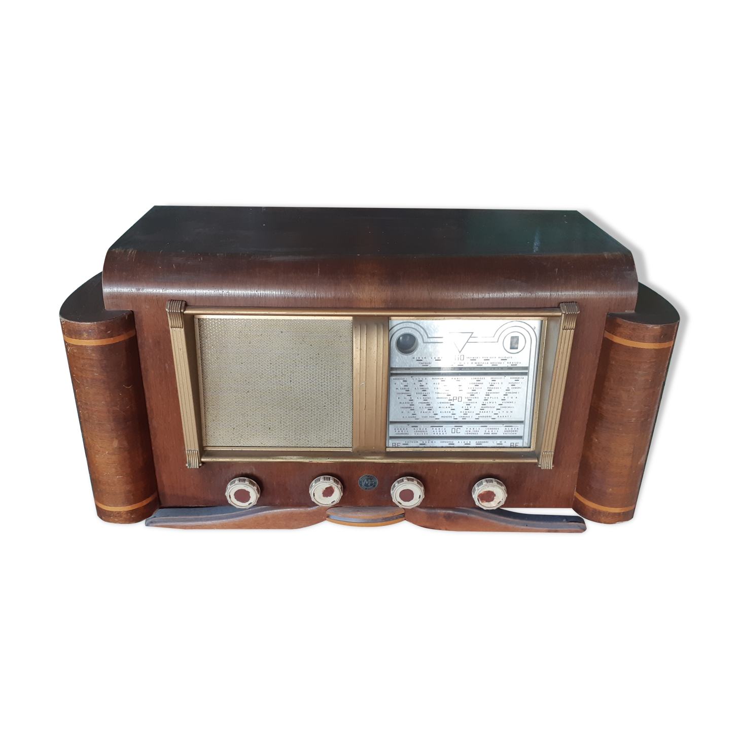 Vintage radio wood manufrance saint Étienne