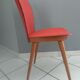 Suite of 4 chairs by Bistrot Baumann 800 by Swiss designer Max Bill 1950s
