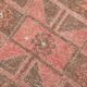 Turkish Salmon Brown Vintage Runner Rug, 91x362Cm