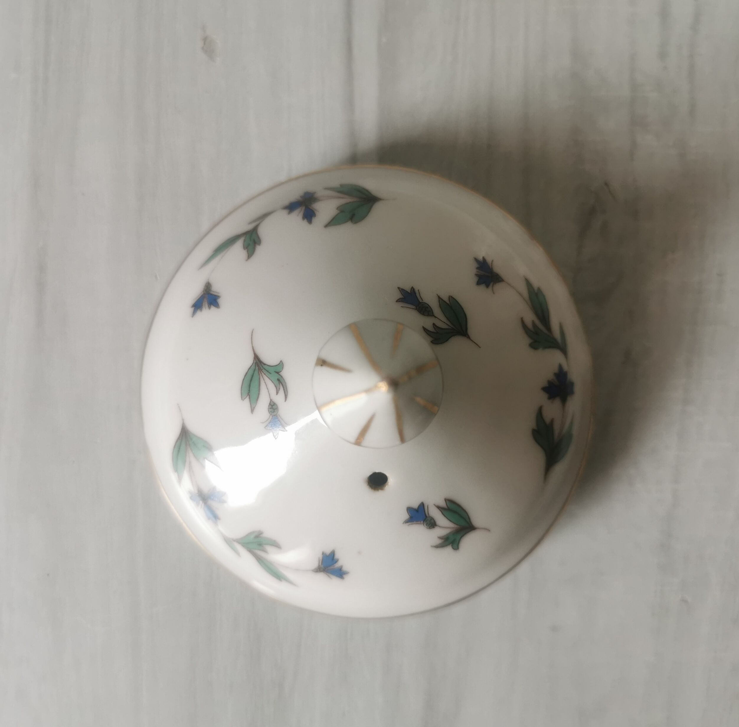 Porcelain barbel tea set Limoges Guérin