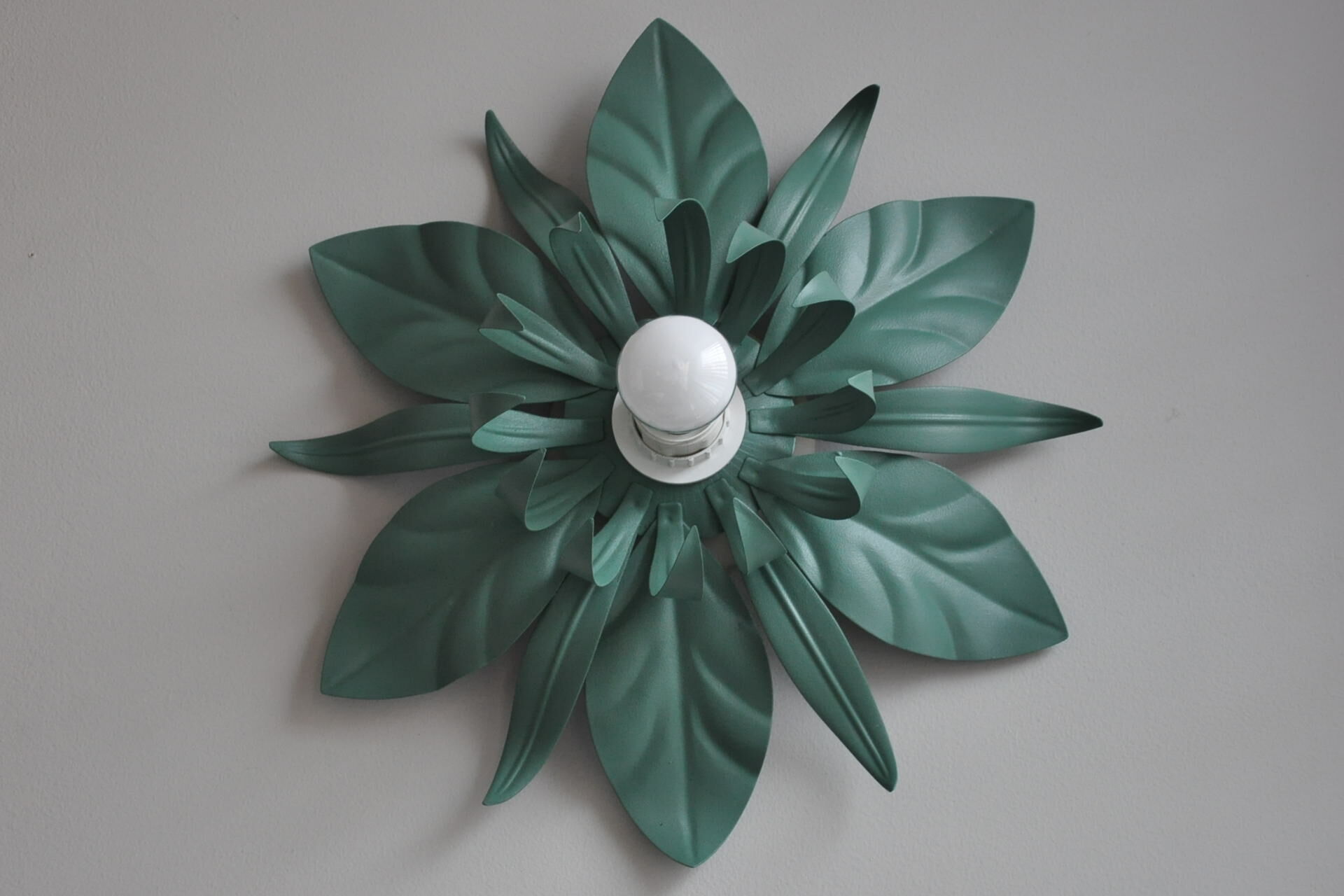 Applique fleur en métal