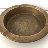 Ashtray old gilded brass