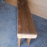 114 cm solid wood bench