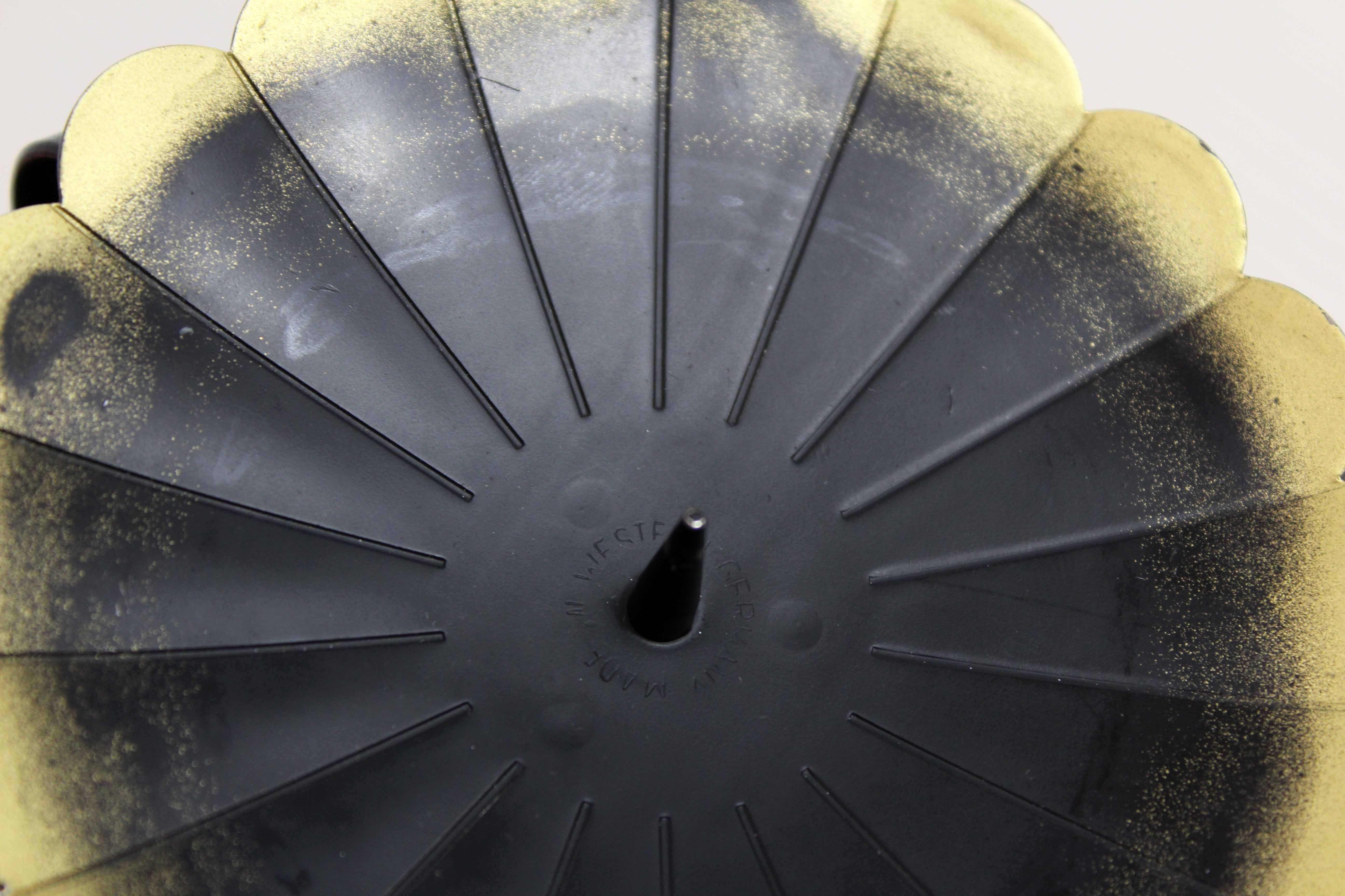 Vintage candlestick candle