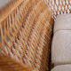 Woven rattan lounge set