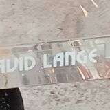 Designer console coffee table Plexiglas David Lange