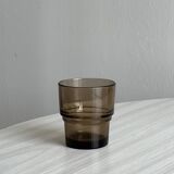 4 thick glass smoked glasses