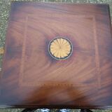 Mahogany rotating bookcase