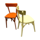 Two freshly repainted Luterma chairs