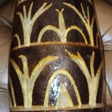 Ceramic vase painted with art deco style décor circa 1930