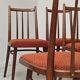 Set of 4 dining chairs TON Bystrice Antonin Suman orange fabric
