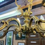 6-light bronze chandelier