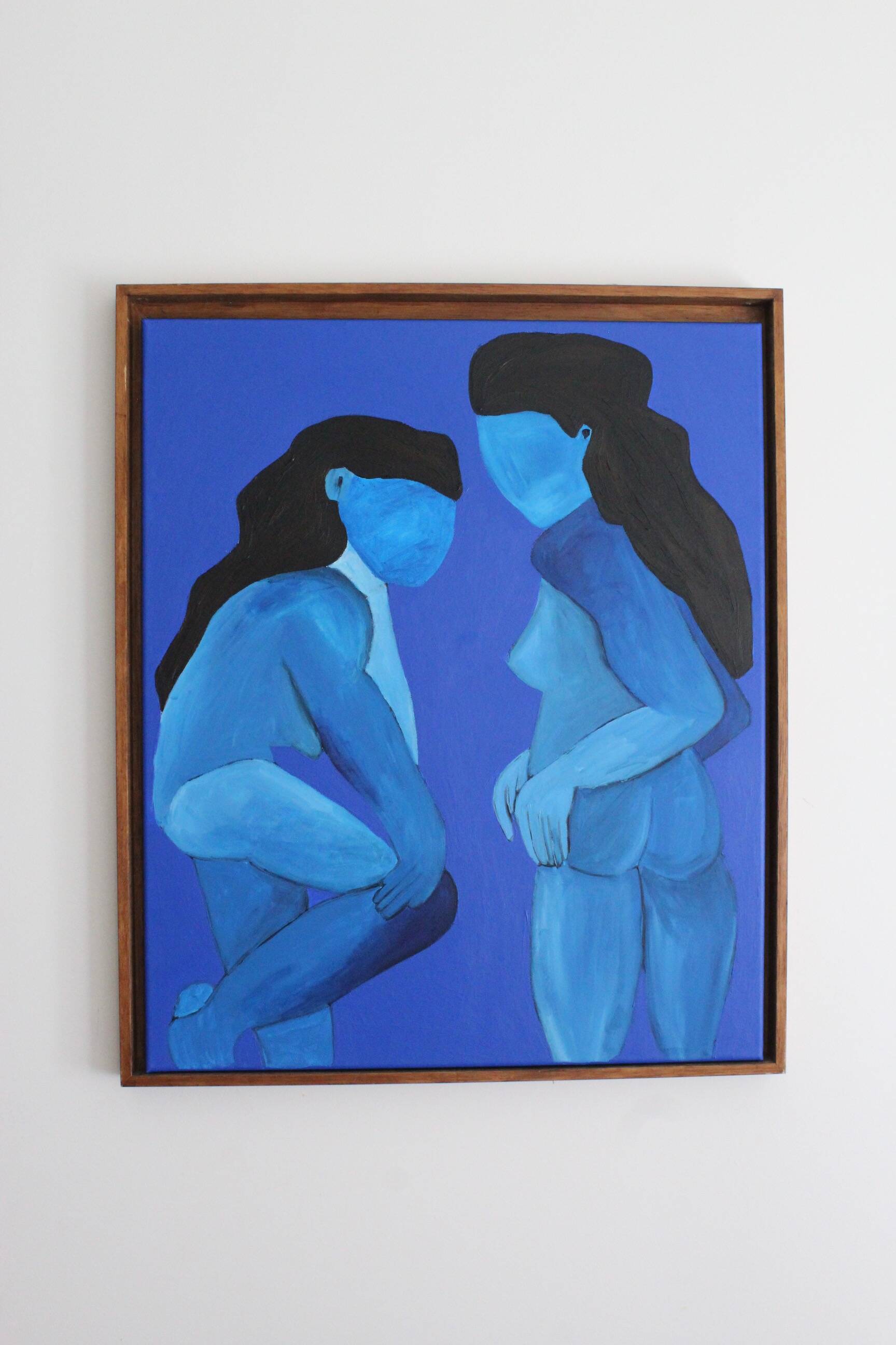 Femmes au bain de minuit ,toile unique par Bodasca