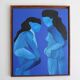Femmes au bain de minuit ,toile unique par Bodasca