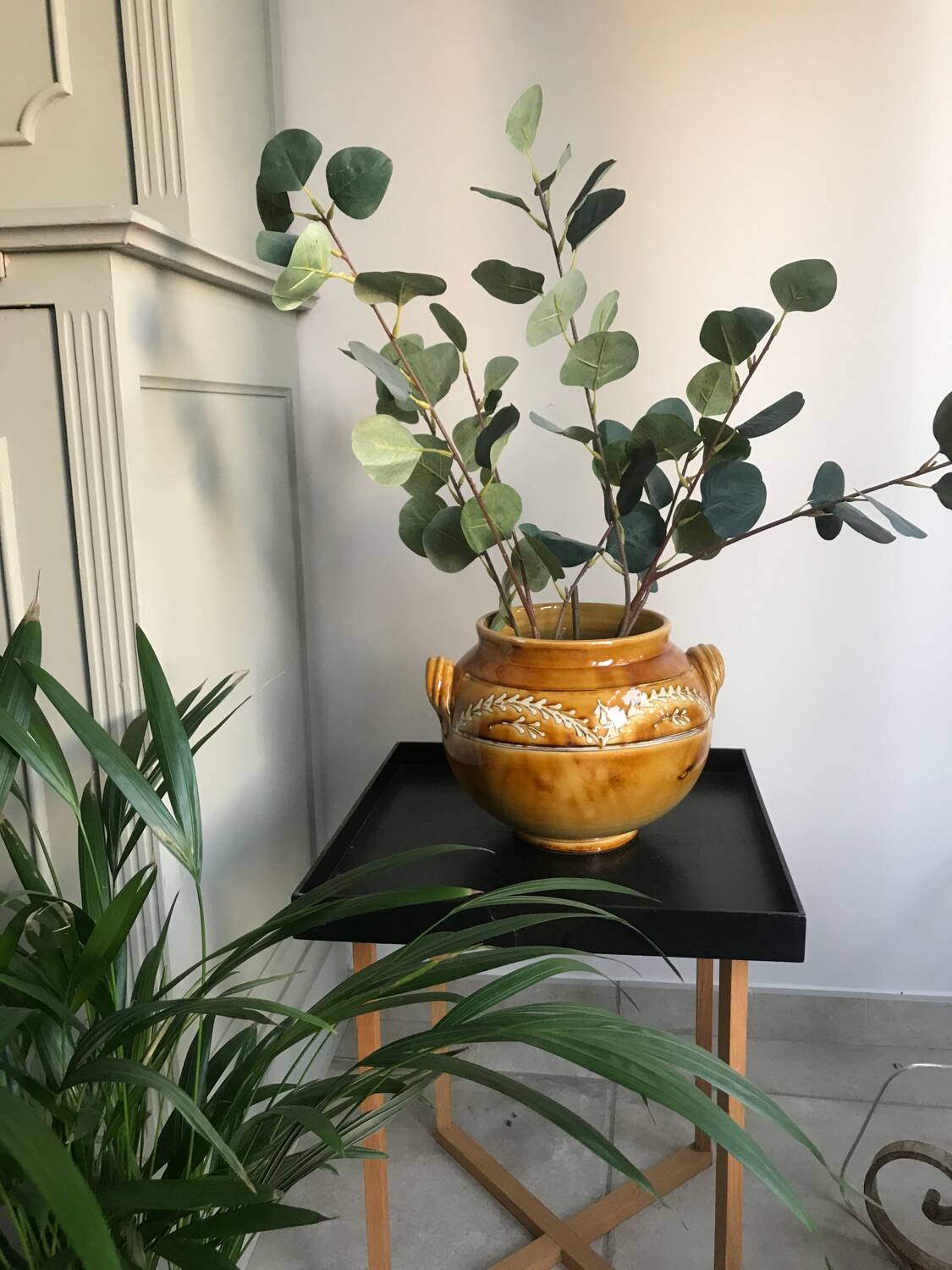 Soupière en terre cuite émaillée