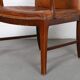 Vintage leather armchair of Danish design