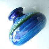 Small vase Aldo Londi Bitossi Rimini blu