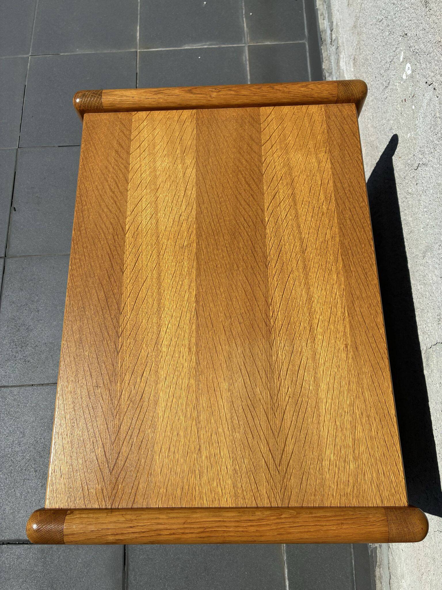 Aksel Kjersgaard for Odder side table with magazine shelf, 1960s