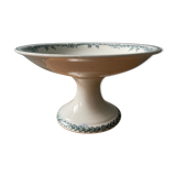 Compotier pedestal in earthenware Moulin des Loups & Hamage, Lauriers model