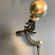 Chenets bronze et fonte