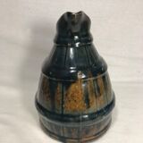 Pitcher Digoin 66 France vintage ceramic