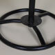 Tabouret danois en cuir noir