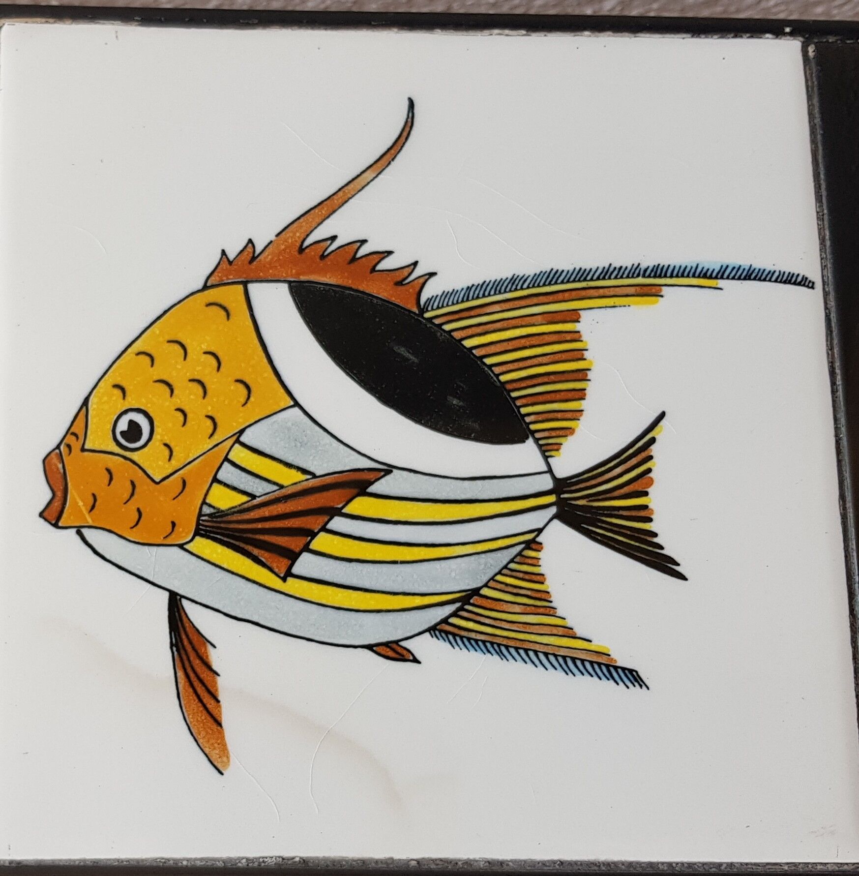 Ceramic coffee table fish 60 's