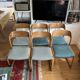 Lot of 6 Baumann sled chairs