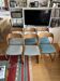 Lot of 6 Baumann sled chairs