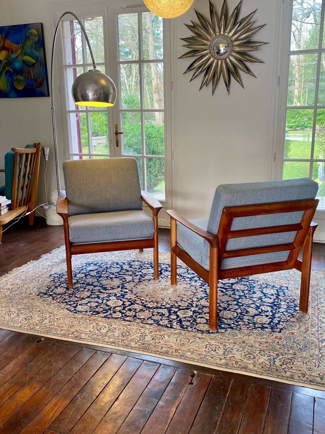 Scandinavian living room set in solid teak – Komfort, Denmark, year