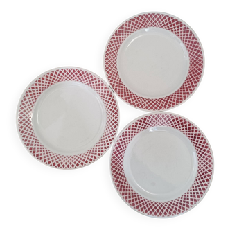 Assiettes plates Badonviller