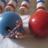 ancient game of wood keel