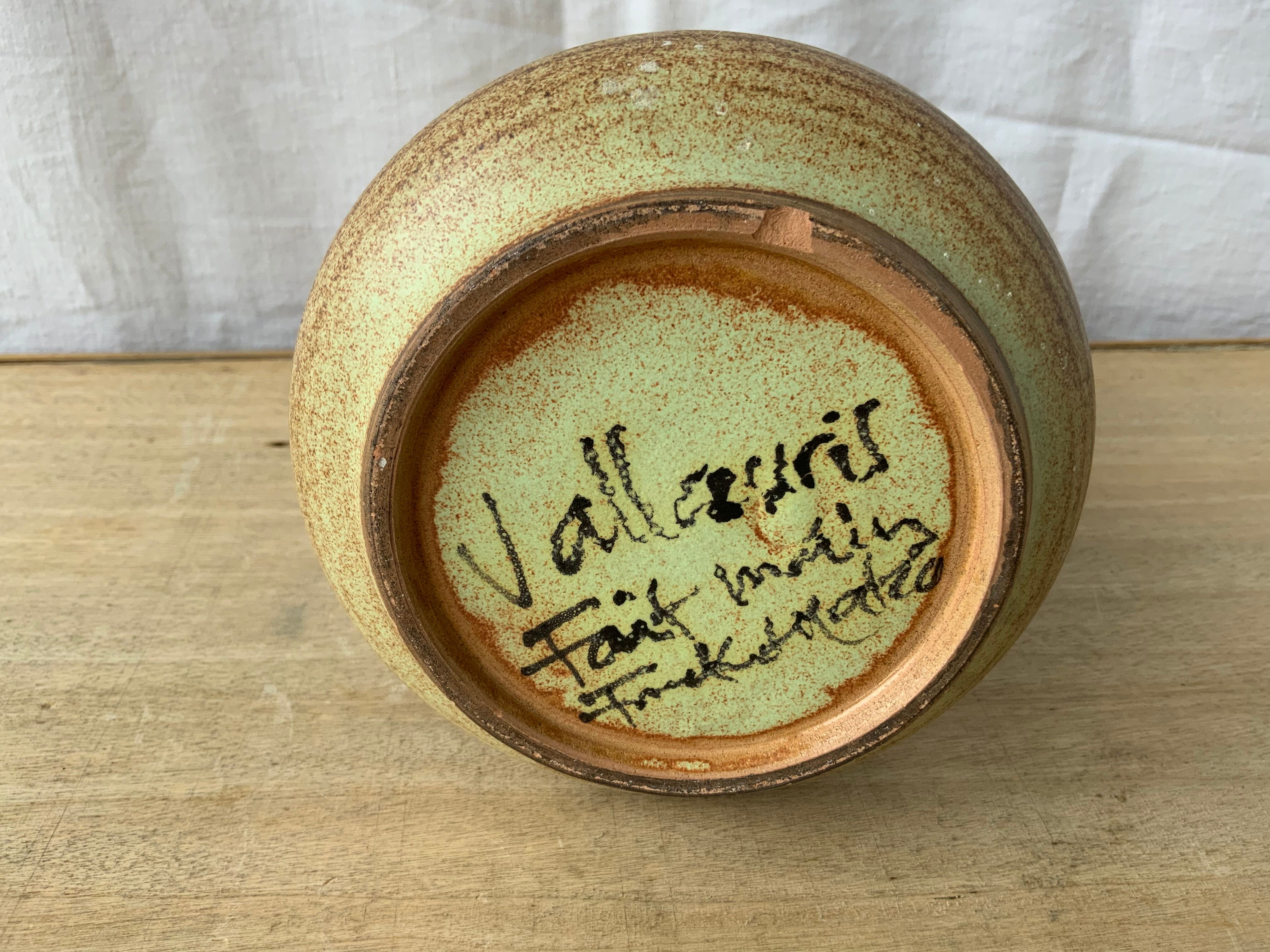 Vallauris sandstone vase