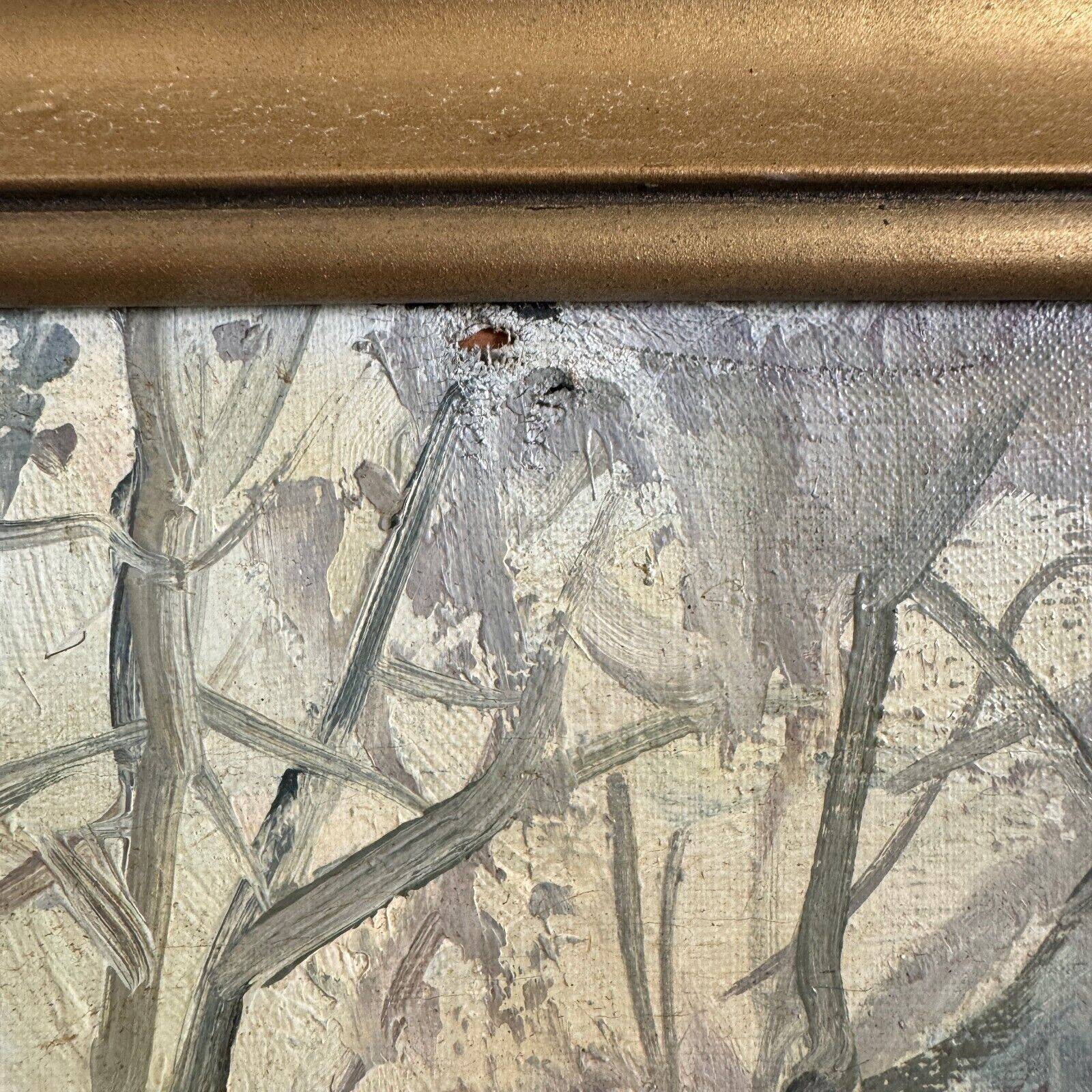 Oil on canvas, early 20th century, figures by Marija Alekseevna Fedorova