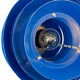 Pendant light "Trava" in blue lacquer by Carl Thore for Granhaga Metallindustri. Sweden 1960s.