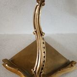 Wall lamp console in gilded wood