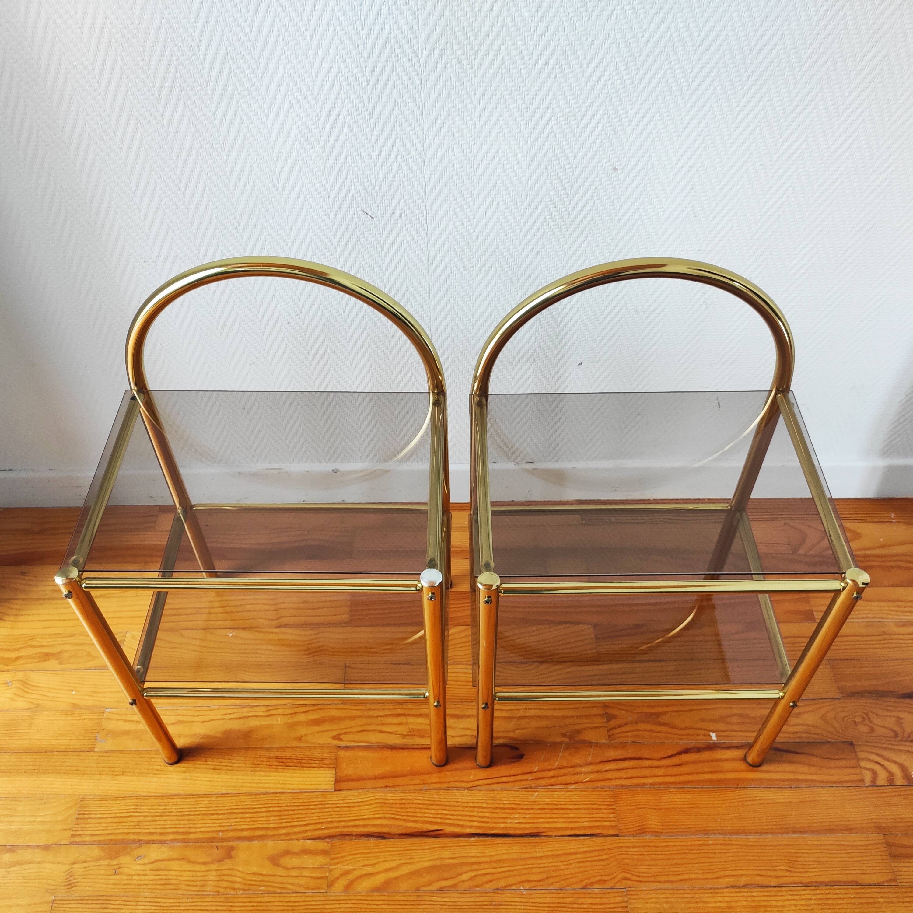 Pair of vintage bedside tables 1970