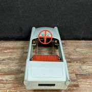 Simca pedal car in sheet metal painted around 1960 for decoration or collector