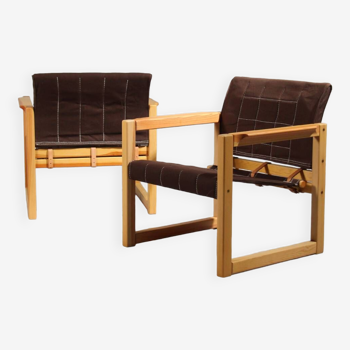 2 Créafort armchairs 1970