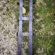 Wrought iron log holder or plant stand