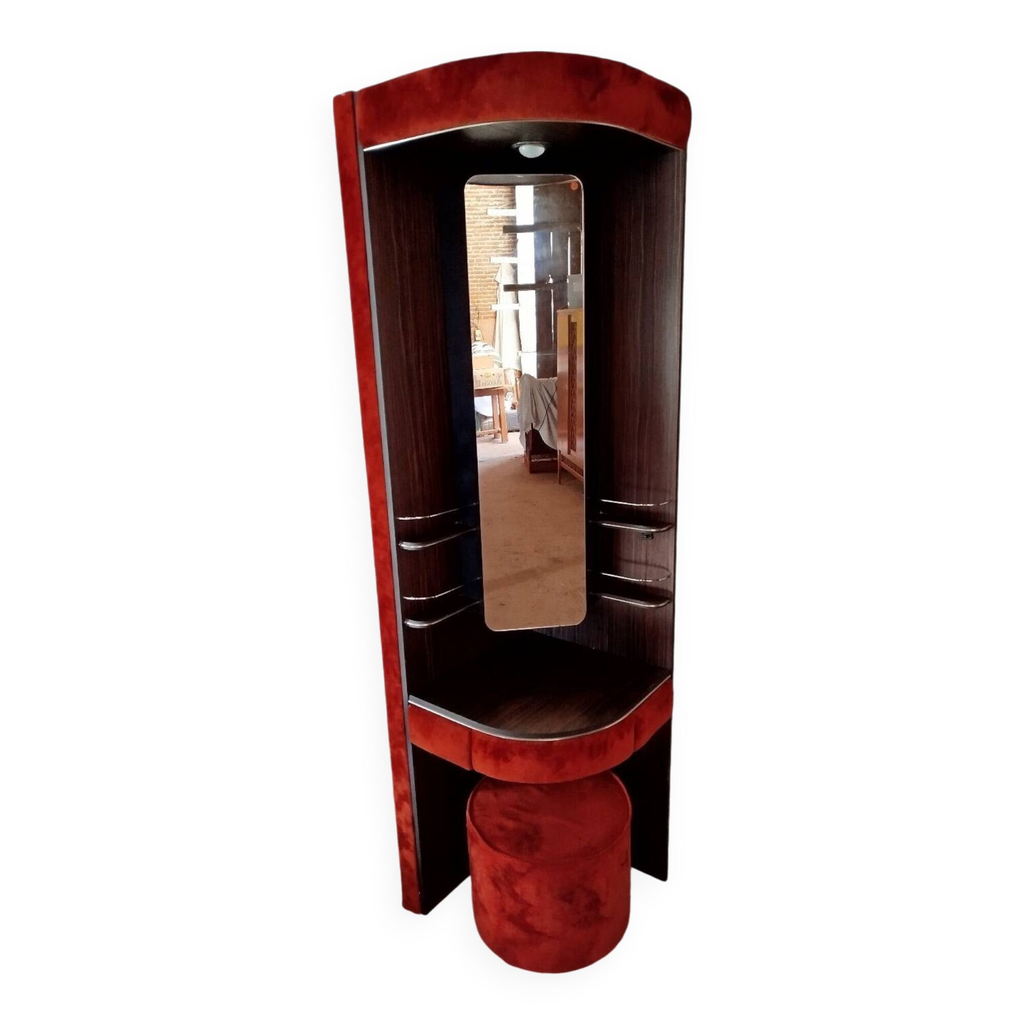 70s corner dressing table