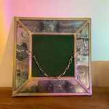 Stained glass mirror