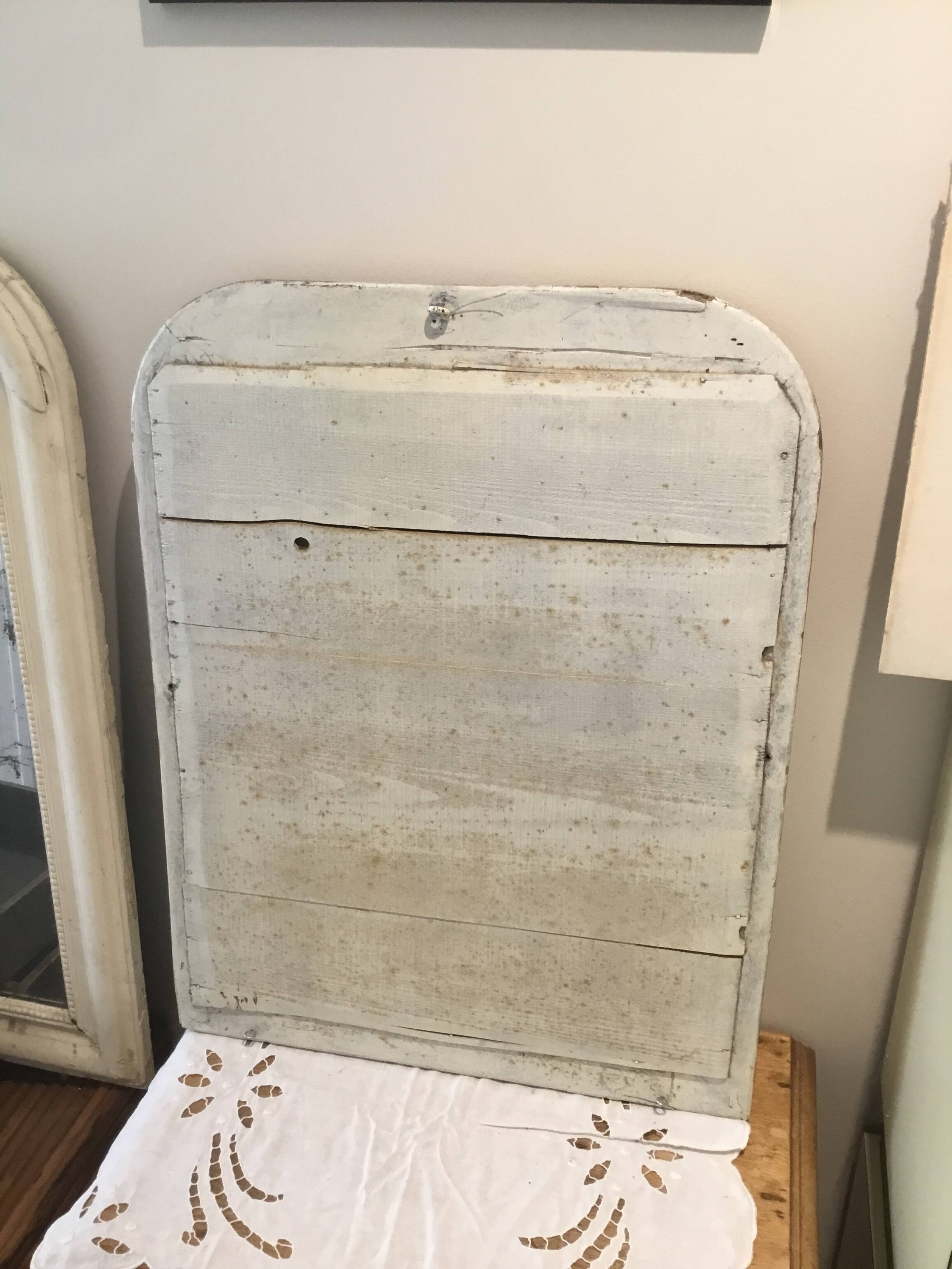 Golden wooden mirror