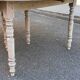Louis Philippe round extendable dining table with renovated leaves and 4 extensions.