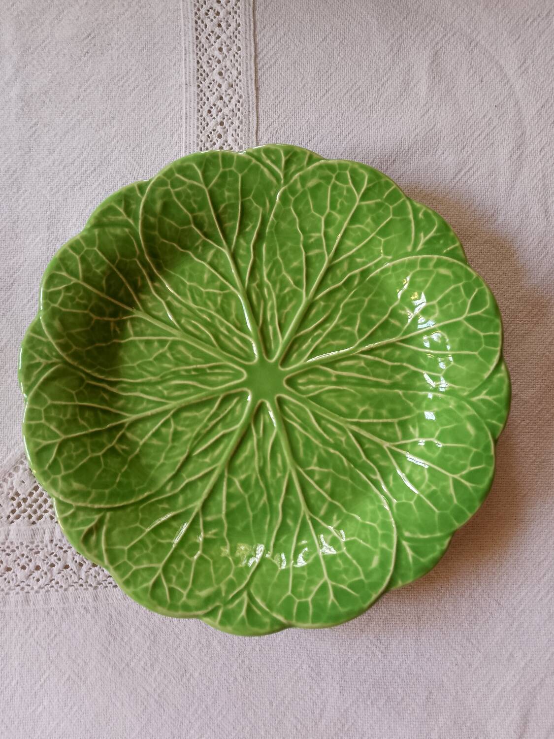 Large Green Slush Plate 25cm