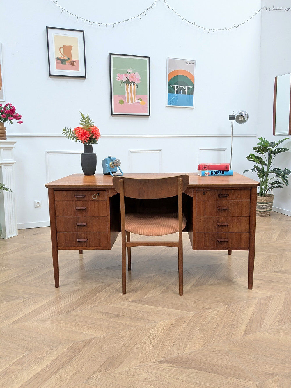 Grand bureau double face